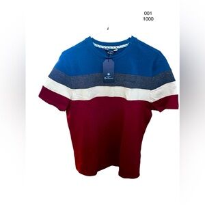 *new* Ben Sherman Short Sleeve Chest Pieced Crew Neck Tee